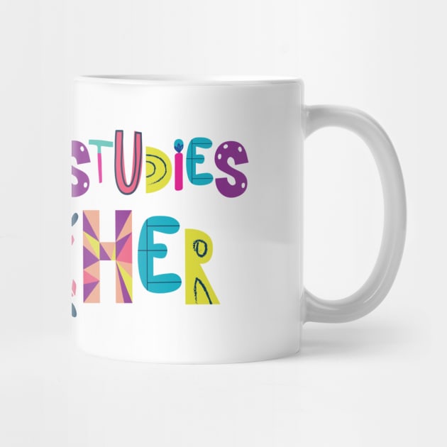 Cute Social Studies Teacher Gift Idea Back to School by BetterManufaktur